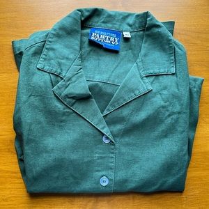 Big Bud Press Pantry Short Sleeve Button Up, Green, XS